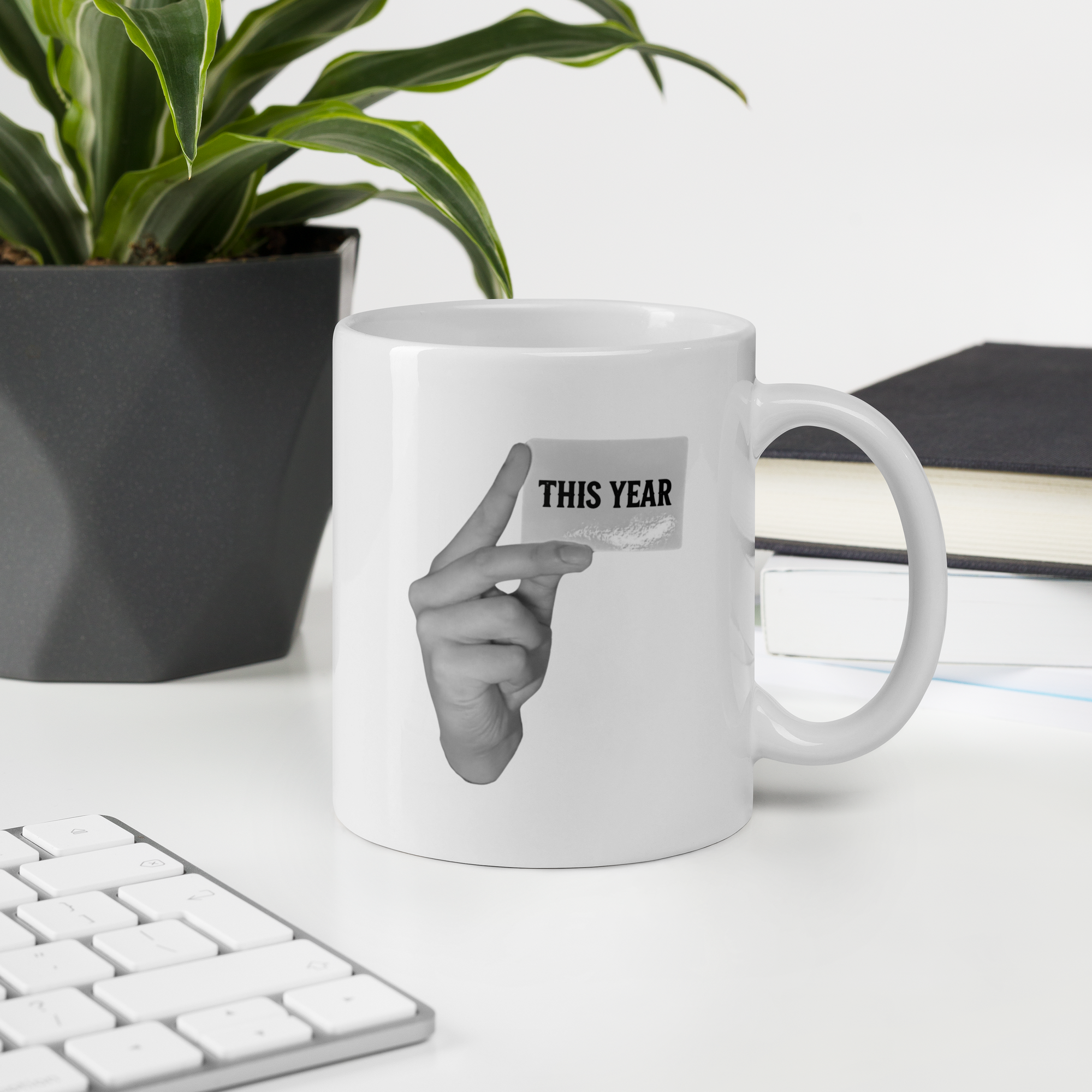 I Will Guess Your Birthday - Magic White Glossy Mug